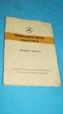 Vintage 1959 Mercedes-Benz W120 W121 Tipo 180D 180 D Manual do Proprietário comprar usado  Enviando para Brazil