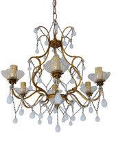 Antique chandelier white d'occasion  Avignon