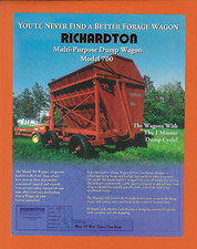 RICHARDTON FORRAGEM VAGÃO BASCULANTE MULTIUSO MODELO 700 FOLHETO/BROCHURA 04/98 comprar usado  Enviando para Brazil