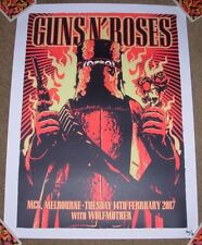 Cartaz show concerto Guns N Roses impressão Melbourne 14-02-17 2017 turnê ned Kelly B comprar usado  Enviando para Brazil