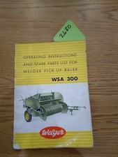 Welger pick baler for sale  WHITCHURCH