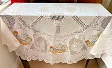 Vintage white polyester for sale  ROTHERHAM