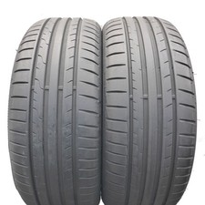 Używany, 205 55 16 2x DUNLOP 205/55 R16 94V XL Sportowe opony letnie 2021 6,4-6,8mm na sprzedaż  Wysyłka do Poland