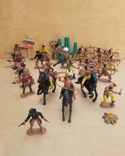 Figurines cowboys indiens d'occasion  Les Lilas
