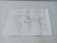 Podróżnicza mapa świata "Collect Moments" - Do malowania i przypinania - 60x40cm na sprzedaż  PL