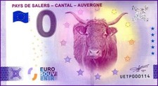 Używany, UETP / PAYS DE SALERS - CANTAL - AUVERGNE / BILLET 0 € / 0 EURO-SCHEIN / 2025-2 na sprzedaż  Wysyłka do Poland