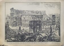 Stampa piranesi pinelli usato  Roma