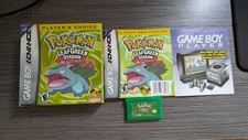 Autêntico Pokemon Leaf Green Game Boy Advance GBA - TESTADO Com MANUAL comprar usado  Enviando para Brazil