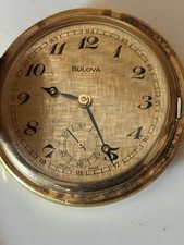 1977 bulova pocketwatch for sale  Chicago Heights