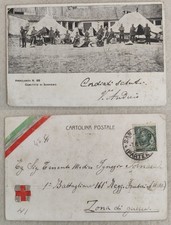 Cartolina militari croce usato  Morra de Sanctis