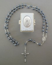 Rosenkranz hämatitfarb perle gebraucht kaufen  Holzheim