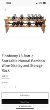 Wine rack bamboo for sale  Deshler