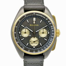 Bulova Luna Pilot relógio cronógrafo Bulova titânio 98A285 quartzo masculino, usado comprar usado  Enviando para Brazil