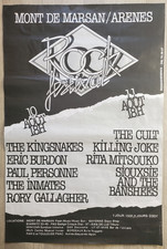 Affiche festival rock d'occasion  Mont-de-Marsan