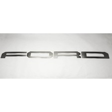 Kit de cartas de grade 'Ford' de aço inoxidável escovado para 2017 Ford F-150 SVT Raptor comprar usado Kit de cartas de grade 'Ford' de aço inoxidável escovado para 2017 Ford F-150 SVT Raptor comprar usado  Enviando para Brazil