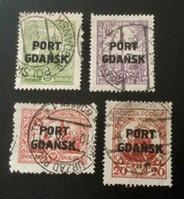 Briefmarken gdansk gestempelt gebraucht kaufen  Aken