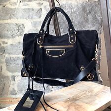 Balenciaga black suede d'occasion  Expédié en Belgium
