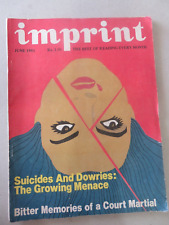 Usado, 1981 IMPRINT MAGAZINE SUICIDES AND DOWRIES: THE GROWING MENACE ,BITTER MEMORIES comprar usado  Enviando para Brazil