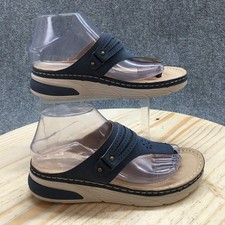 Sandálias Flexus by Spring Step Feminina 40 Mosey Tanga Azul Biqueira Post Casual NOVO, usado comprar usado  Enviando para Brazil
