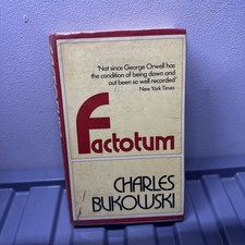 Factotum charles bukowski for sale  DEESIDE