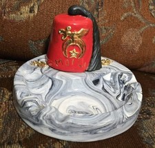 Posacenere ceramica massonico usato  Spedire a Italy