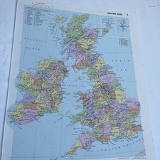 1981 map british for sale  LEICESTER