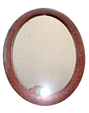 Miroir vintage ovale d'occasion  Moulins