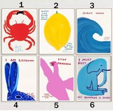 David shrigley poster for sale  Utica