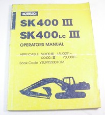 Kobelco sk400 iii for sale  Clayton