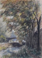 Louis dupuis aquarelle d'occasion  Paris XVIII