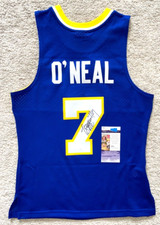 JERMAINE O'NEAL ASSINADO INDIANA PACERS SWINGMAN NBA JERSEY MITCHELL NESS JSA! comprar usado  Enviando para Brazil