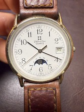 Zenith moonphase quartz usato  Roma