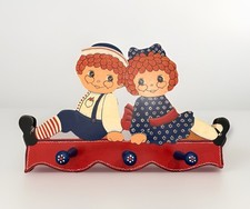 Prateleira de parede vintage década de 1980 Raggedy Ann & Andy para quarto de bebê rack para chapéu quarto infantil comprar usado  Enviando para Brazil