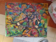 Peinture huile toile d'occasion  Toulon-