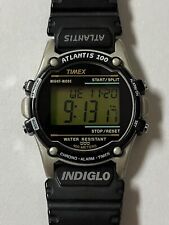 Reloj digital Timex Atlantis 100 vintage para hombre, batería nueva, excelente estado segunda mano  Embacar hacia Argentina