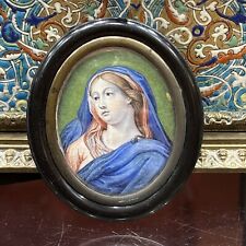 Antigua Miniatura Pintada En Papel Religioso María Magdalena Época XIX comprar usado  Enviando para Brazil