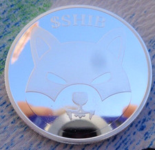 1 oz. Criptomoeda SHIBA INU BitPay BU prata redonda .999 prata fina comprar usado  Enviando para Brazil