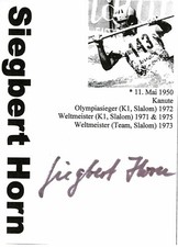 Autogramm siegbert horn gebraucht kaufen  Sottrum