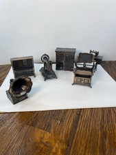 Lote de 6 miniaturas de metal vintage Durham Industries peças móveis casa de bonecas comprar usado  Enviando para Brazil
