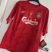Signed liverpool champions for sale  BLYTH