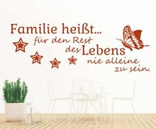 Wohnzimmer wandtattoo familie gebraucht kaufen  Wilster