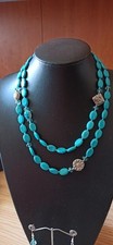 Collana pasta turchese usato  Roma