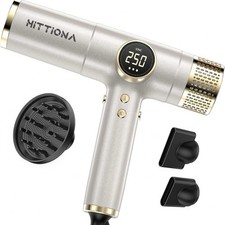 Secador de cabelo iônico com difusor - 2000W profissional dupla tensão cabelo dourado LEIA comprar usado  Enviando para Brazil