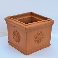 Vaso quadrato terracotta usato  Deruta