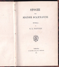 1881-GAETANO LEONE PATUZZI-SFOGHI DEL SIGNOR SCANNAVINI-VERONA-BARDOLINO comprar usado  Enviando para Brazil