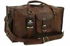 Bagagem de viagem masculina de couro granulado original 24" para pernoite comprar usado  Enviando para Brazil