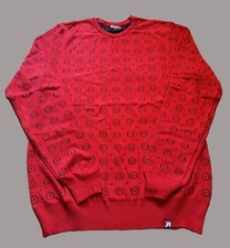 sweter męski, xxl, czerwony we wzory, produkcja polska, bawełniany na sprzedaż  PL