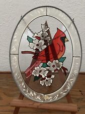 stained glass cardinal for sale  Fort Lauderdale