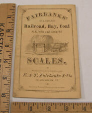 Antique 1870 fairbanks for sale  Macon