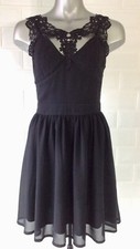 Size black chiffon for sale  LIVERPOOL